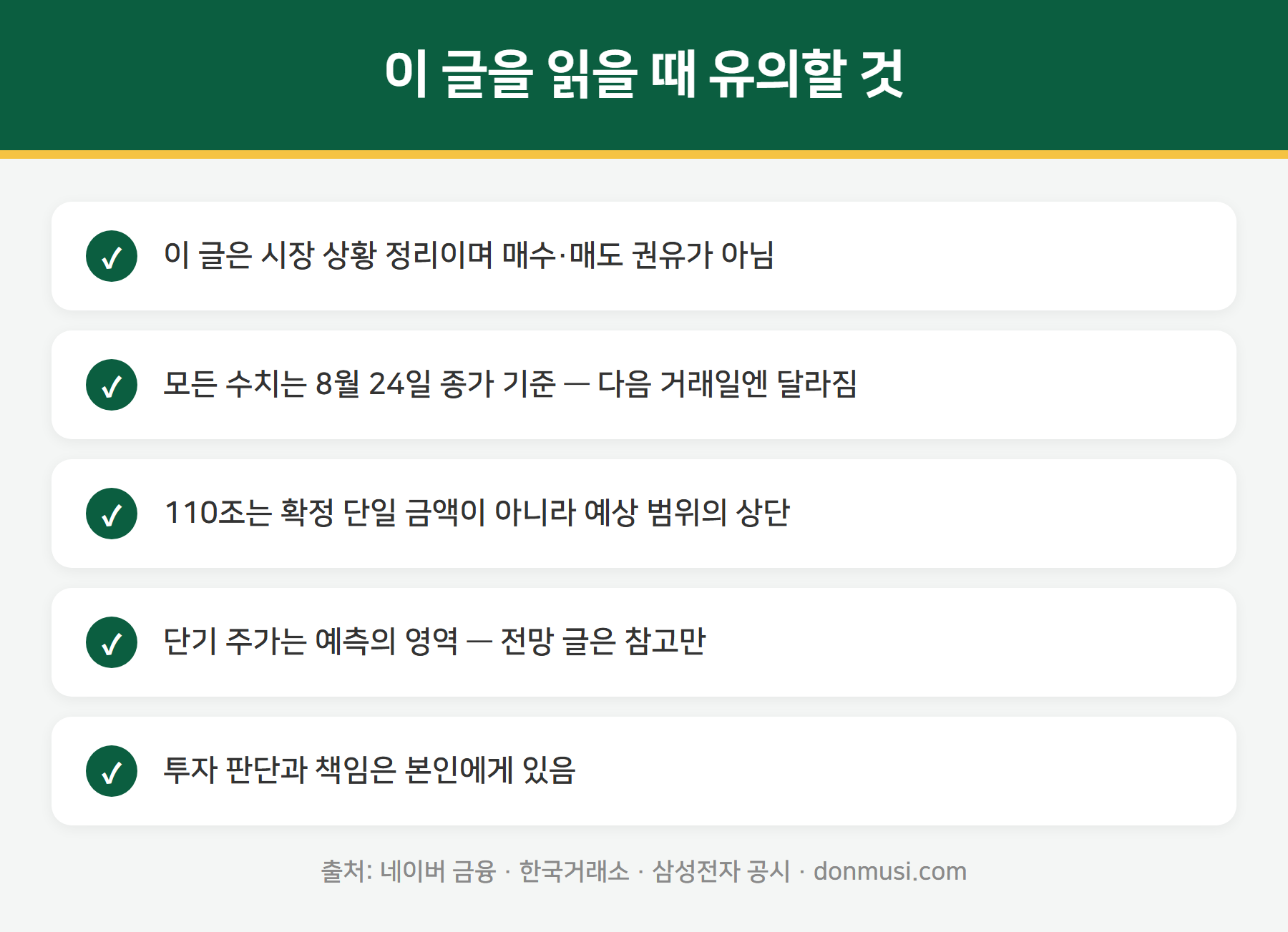 투자 유의사항