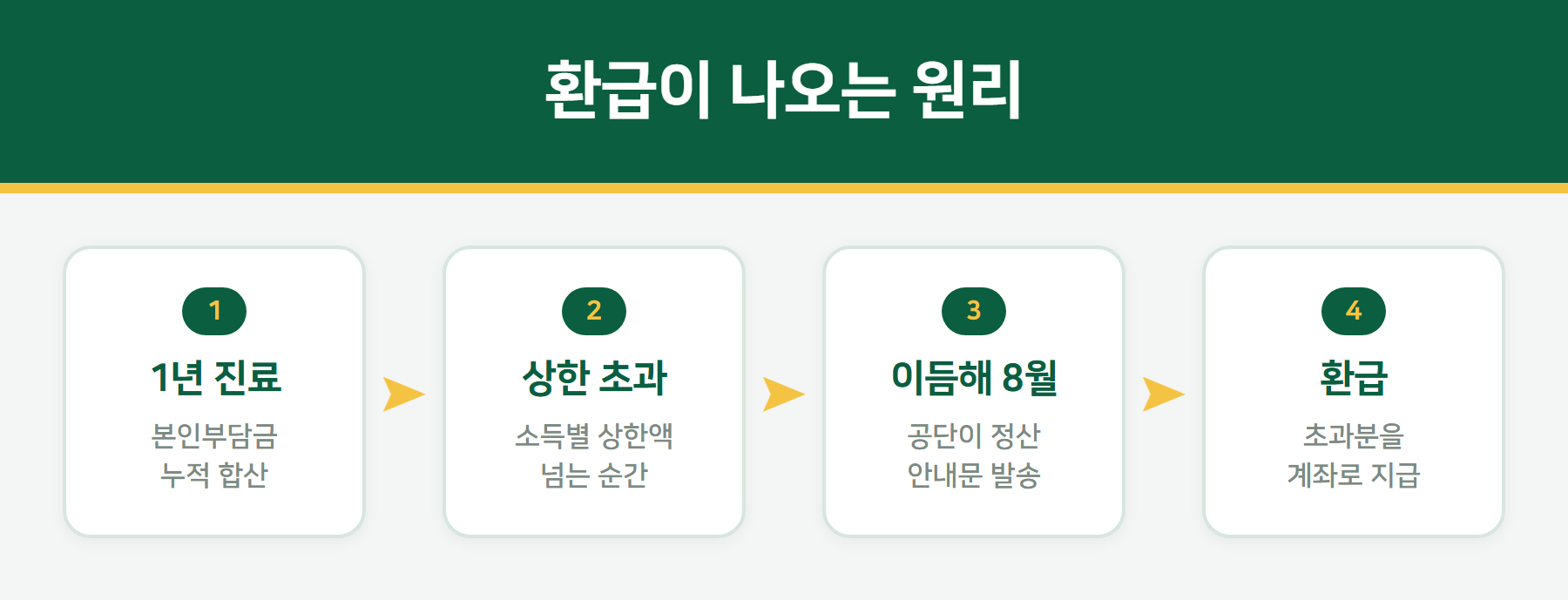 본인부담상한제 환급 원리