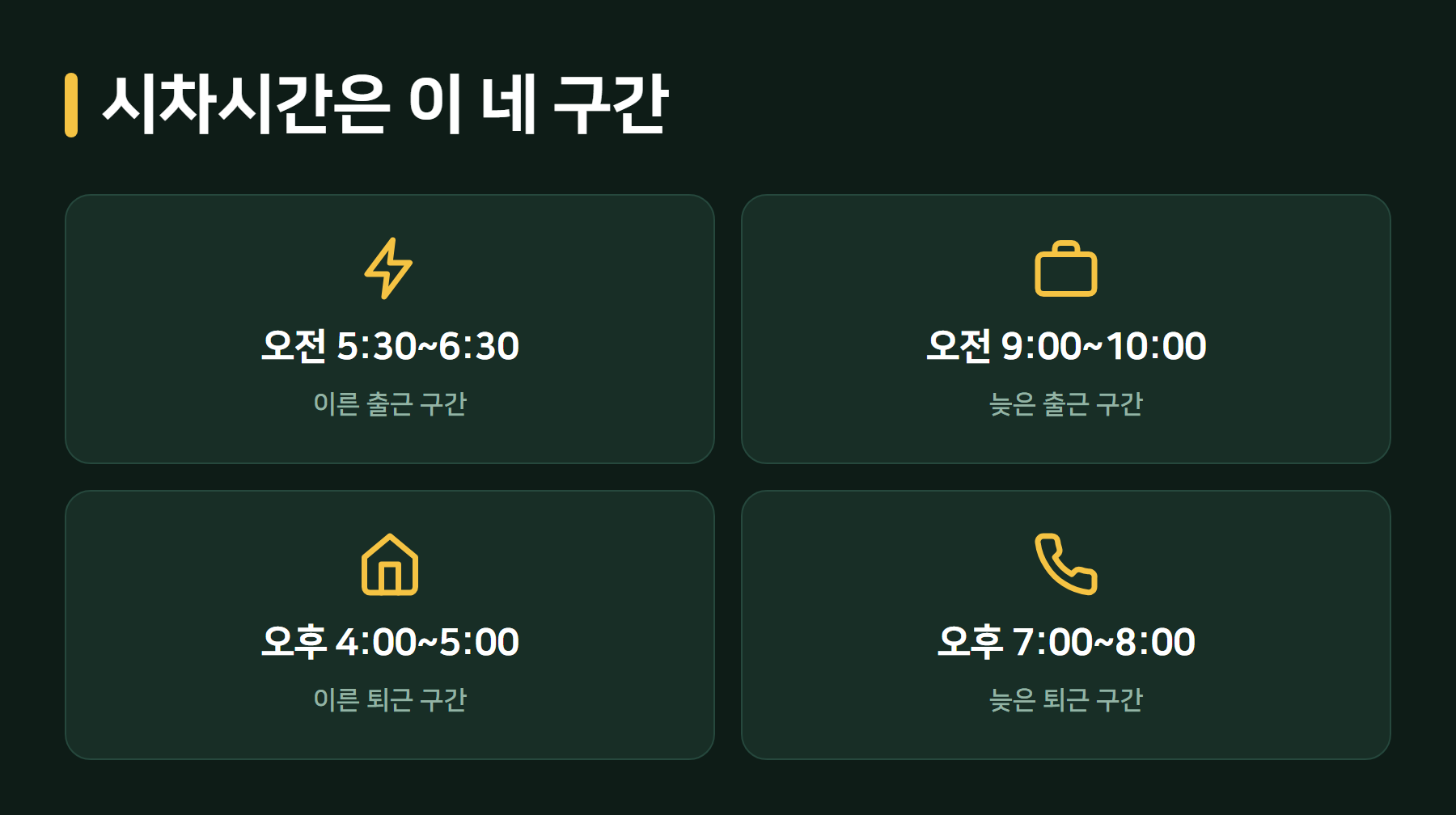 모두의카드 시차시간 구간