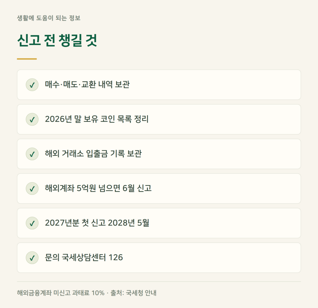 코인 세금 신고는 언제, 어떻게 하나요?