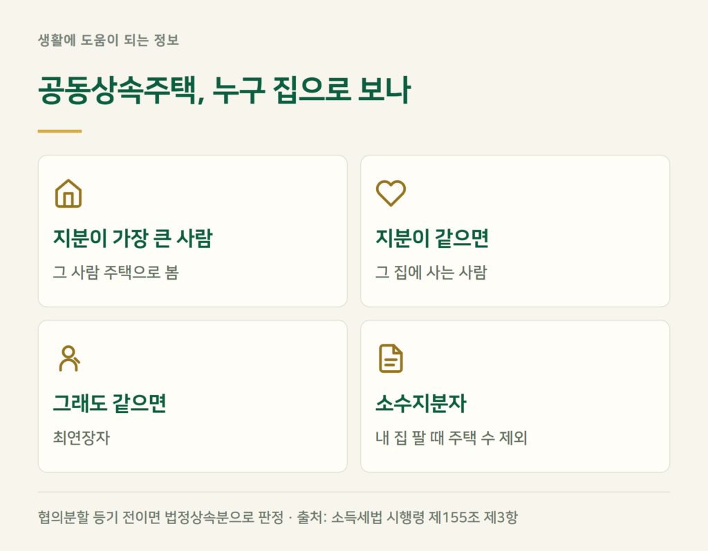 공동상속주택 소수지분, 내 주택 수에 들어갈까?