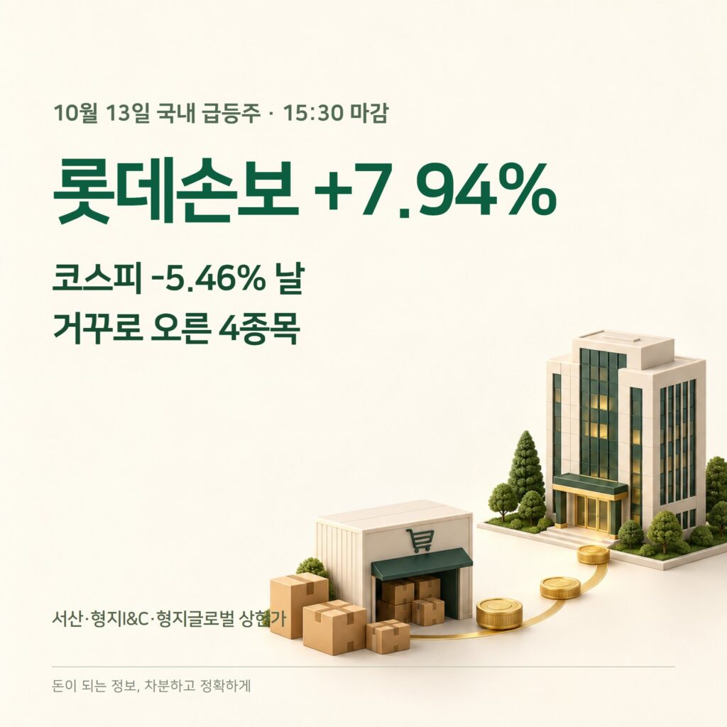 롯데손해보험 주가 2026 — 신한금융 인수·7.94% 급등 이유