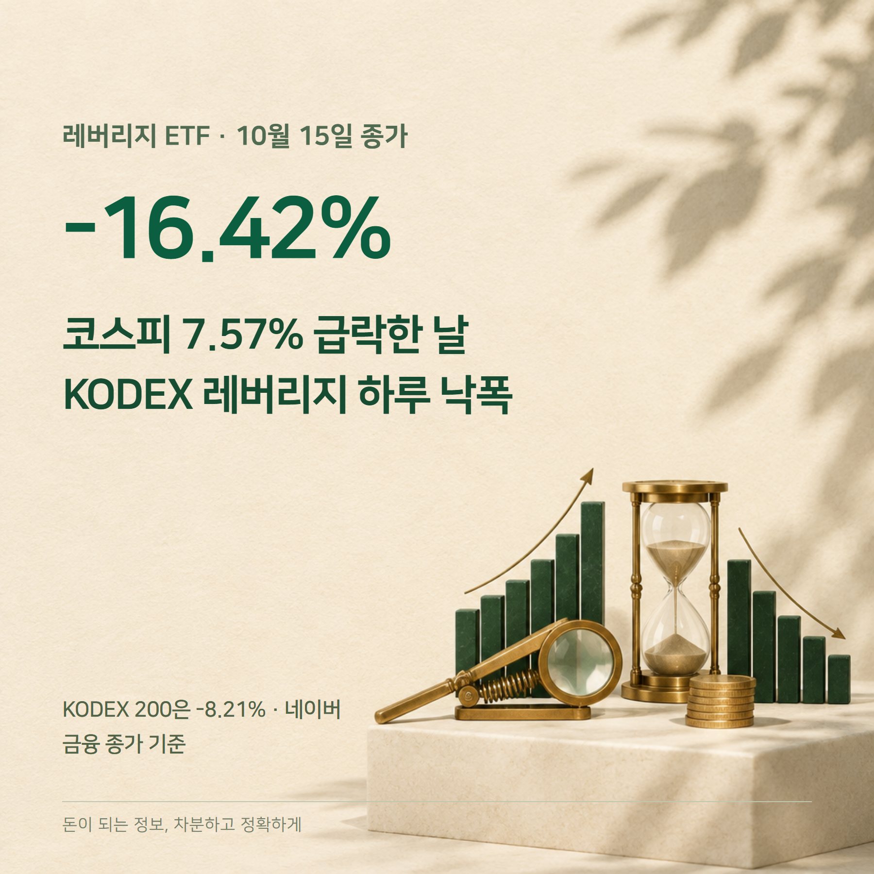 레버리지 ETF 2026 — 하루 -16.42%·교육·예탁금