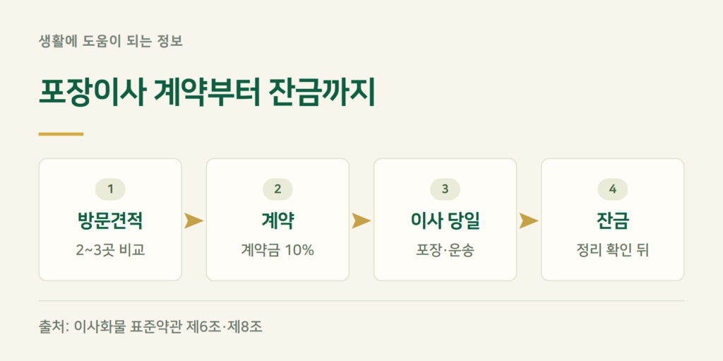 이사 계약금 얼마, 잔금은 언제 내나요?