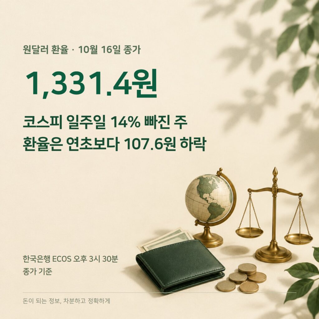 원달러 환율 2026 — 1,331.4원·연초 대비·전망